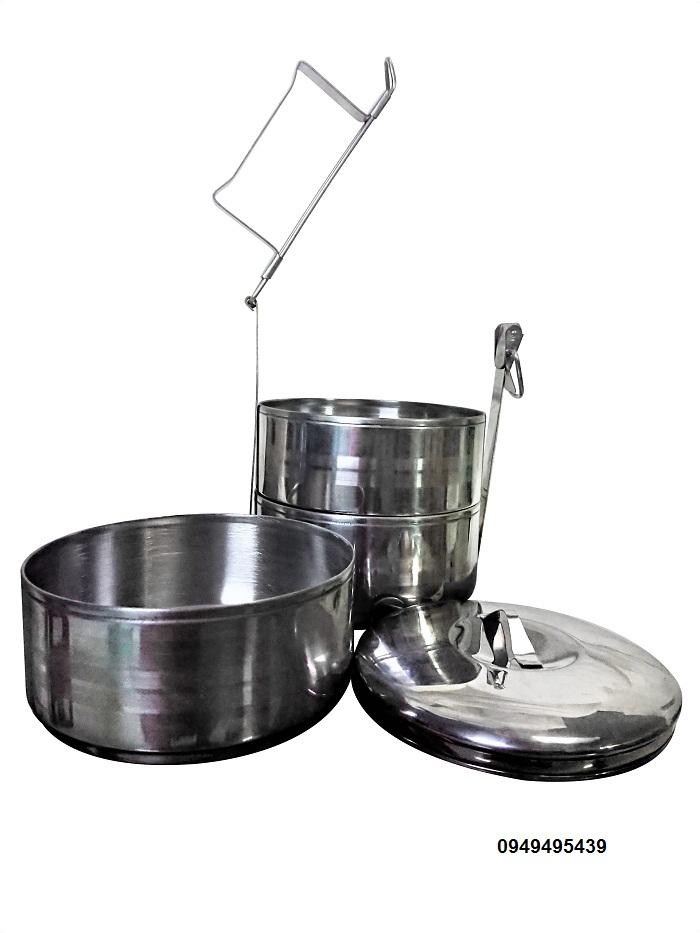[HCM]Camen inox 3 ngăn(Bạc)