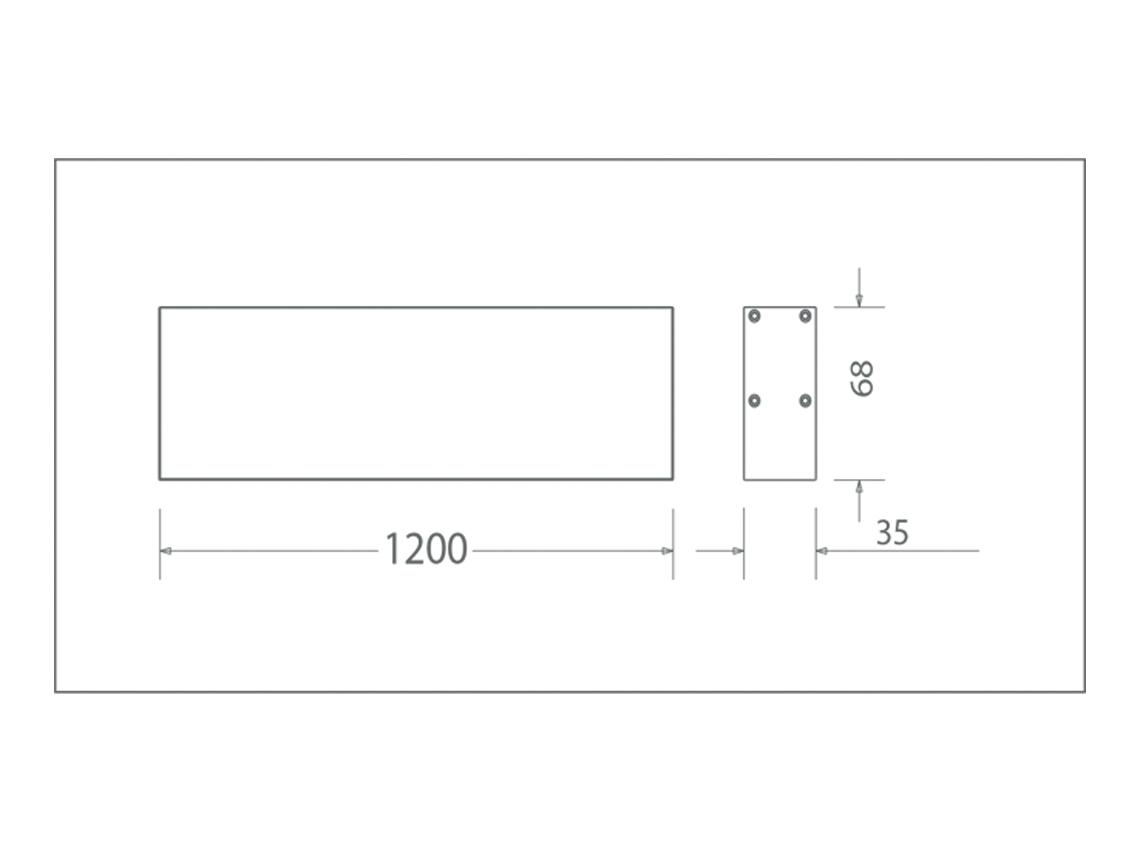 Đèn LED Thanh Treo (1200x35x67) MLL472-024WS658LB6/MLL472-024WS408LB6/MLL472-024WS278LB6