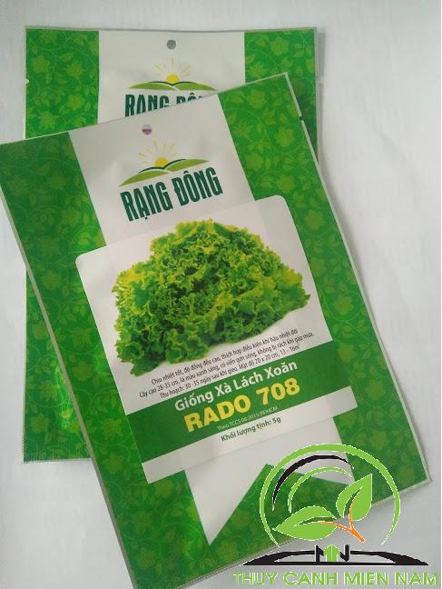 [HCM]Hạt giống  xà lách xoăn RADO 708 (5g)