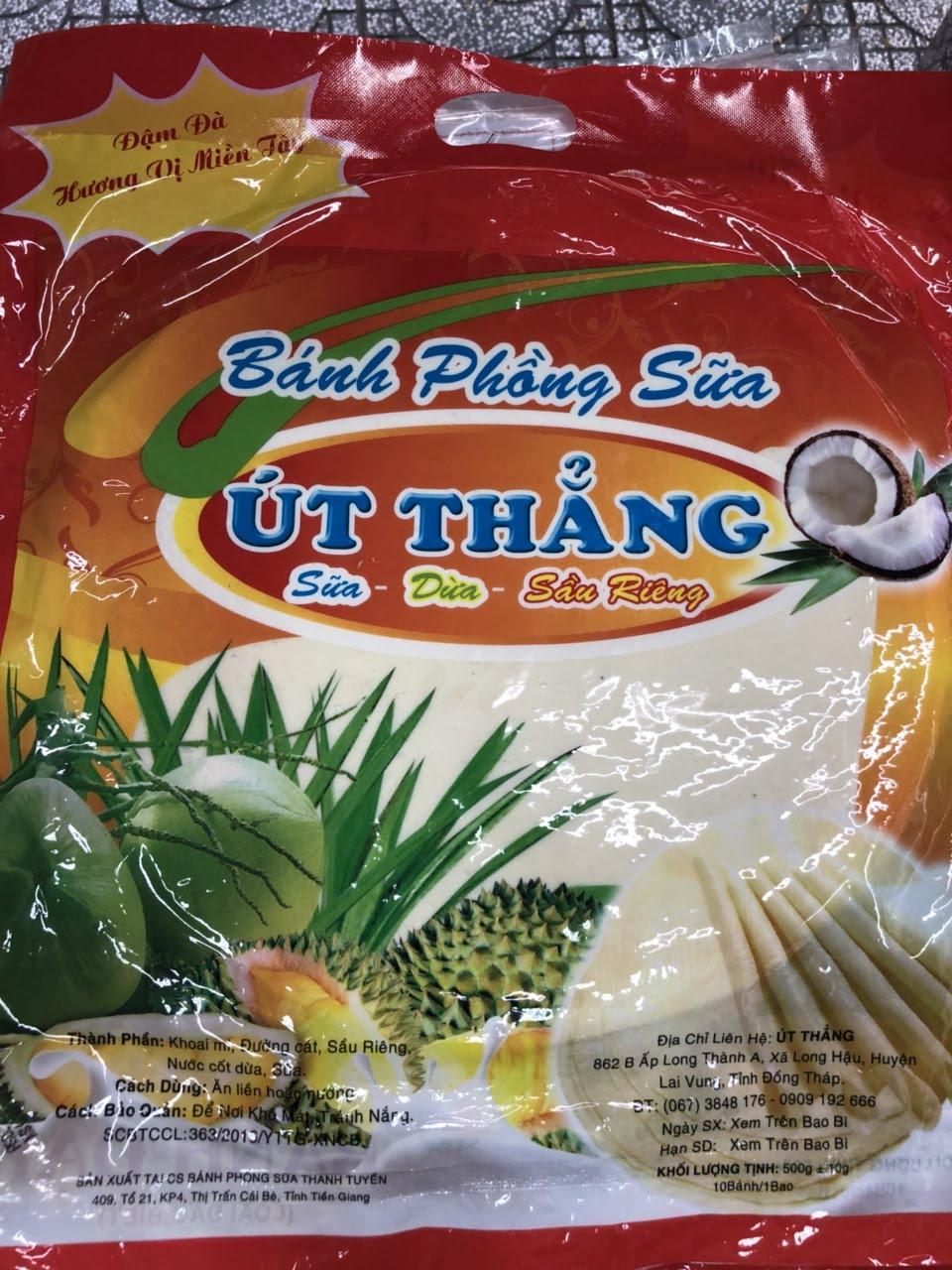 Bánh phồng sữa ÚT THẲNG 400G