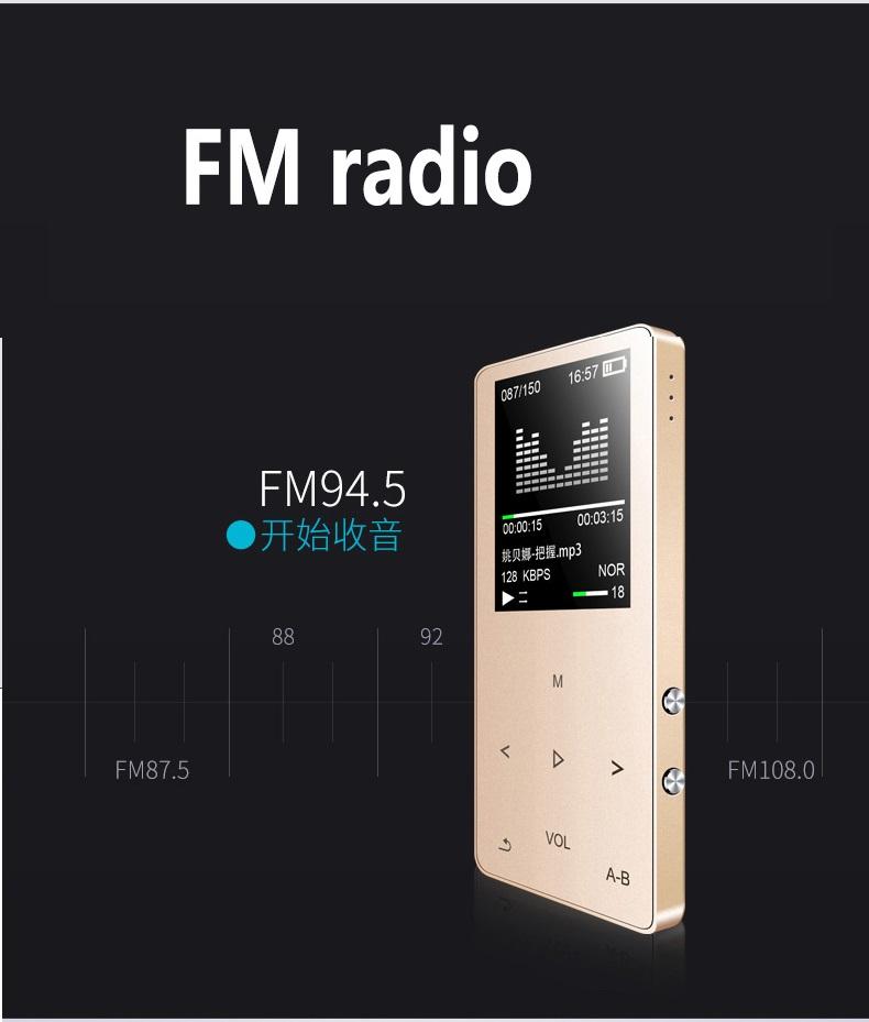 Máy nghe nhạc MP3/MP4 Bluetooth HI-FI Lossless UnisCom T580 (8G)