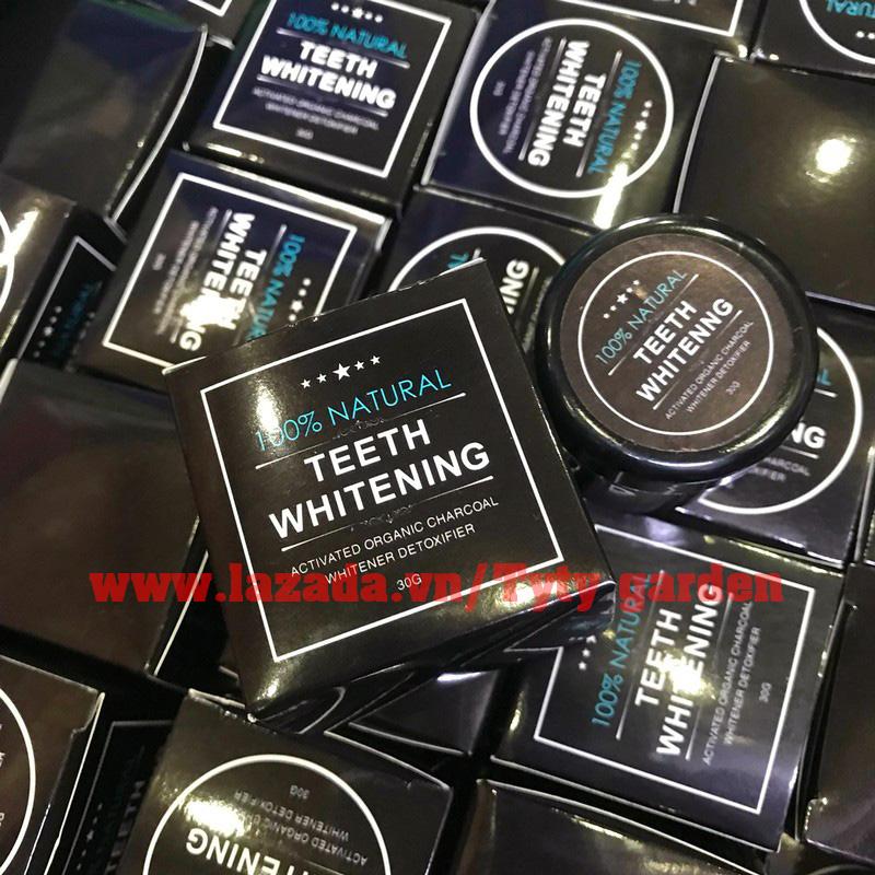 Bột tẩy trắng răng than hoạt tính teeth whitening - 30g