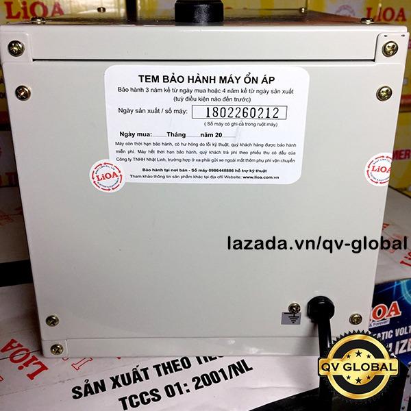Ổn áp LIOA 1 pha 1KVA (1000W)-2018- kéo điện từ 90V lên 220V DRI - 1000
