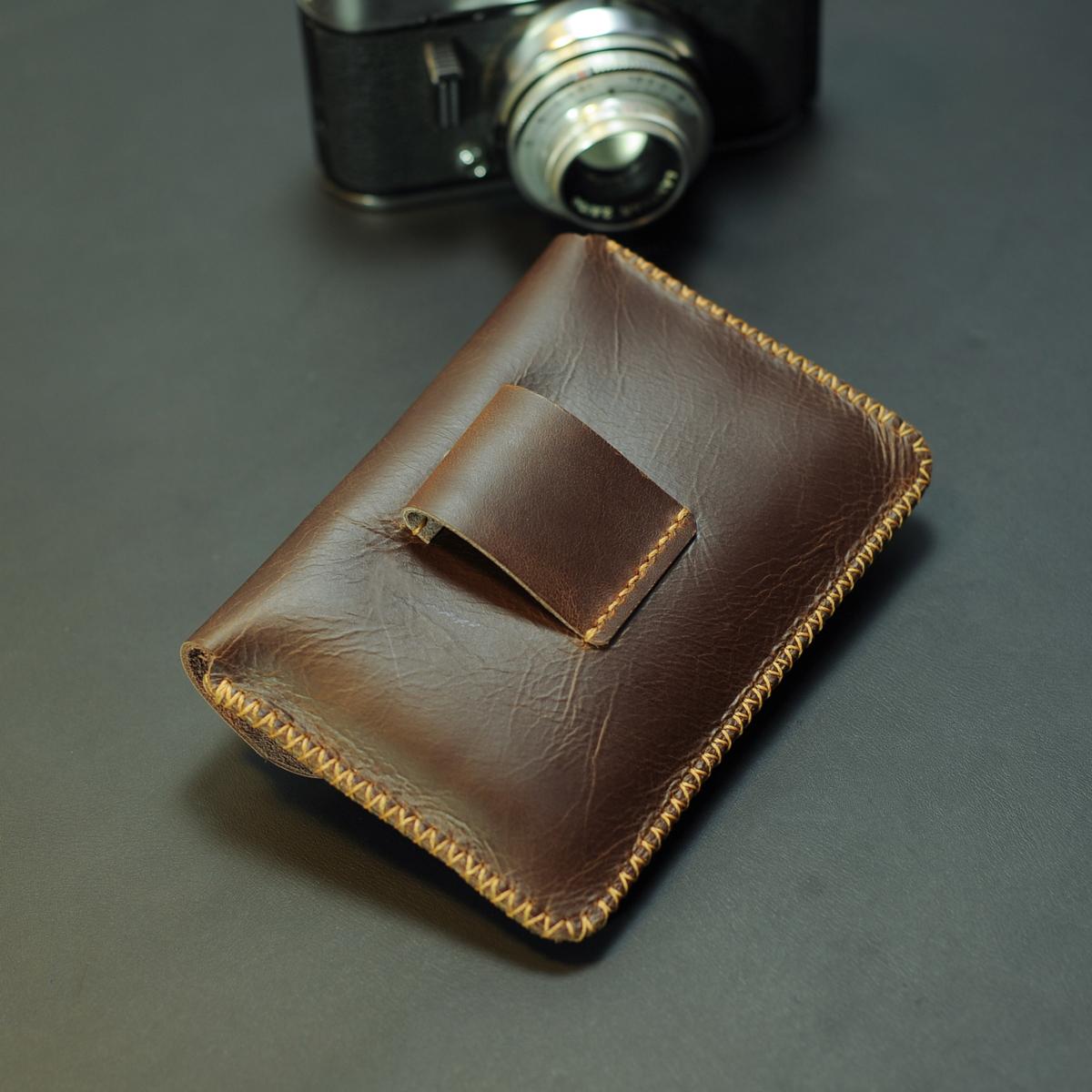 Bao da điện thoại handmade cho Iphone X - Bao da Mino Crafts VI269