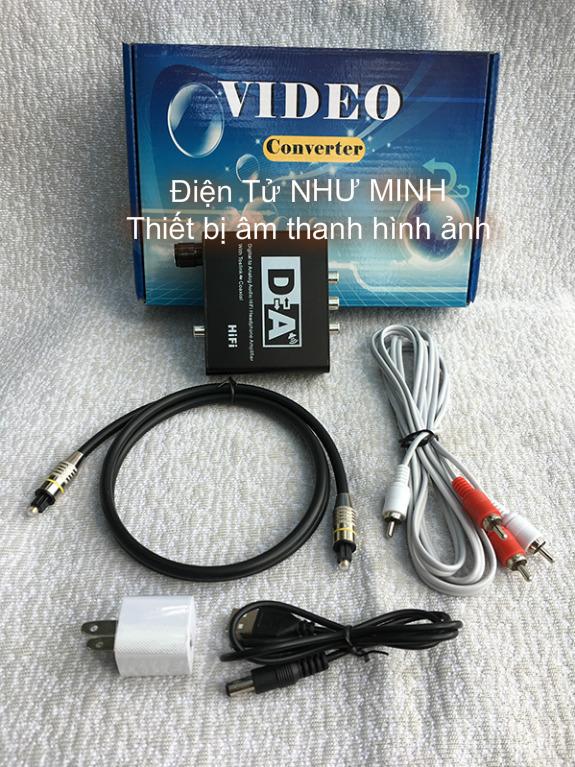 Bộ chuyển đổi optical sang audio có chỉnh âm thanh hifi cao cấp