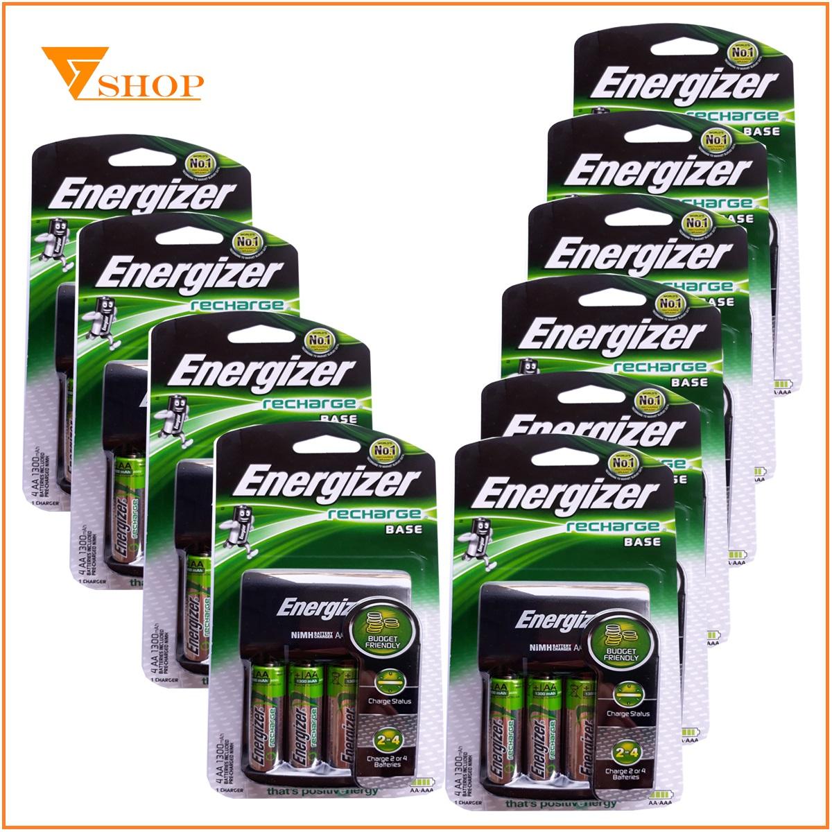 Combo 5 Máy sạc  Energizer kèm 4 pin sạc AA 1300mah