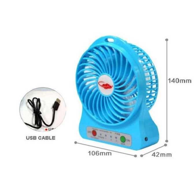 Quạt tích điện mini USB FAN Siêu mát (màu ngẫu nhiên)