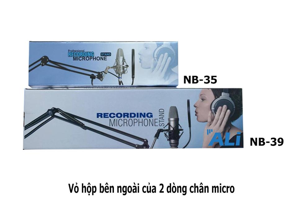 [HCM]Chân micro NB39 kẹp bàn cỡ lớn NB-39