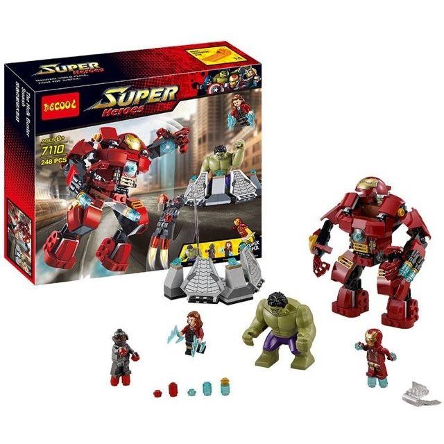 Lắp ráp super hero 7110 người xanh nổi điên
