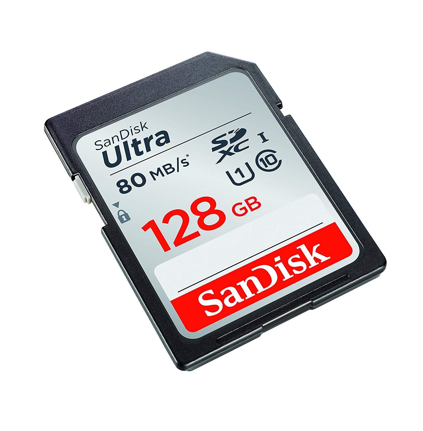 Thẻ nhớ SanDisk SDXC Ultra 128GB Class 10 80mb/s