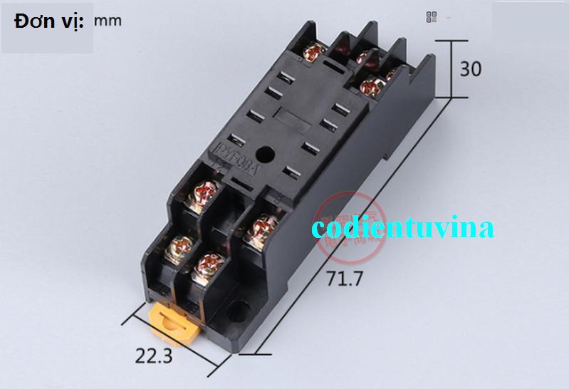 Đế relay 8 chân (HH52P)