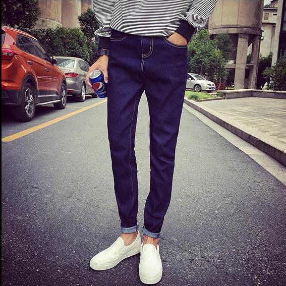 [HCM]Quần Jean Nam Xanh Trơn