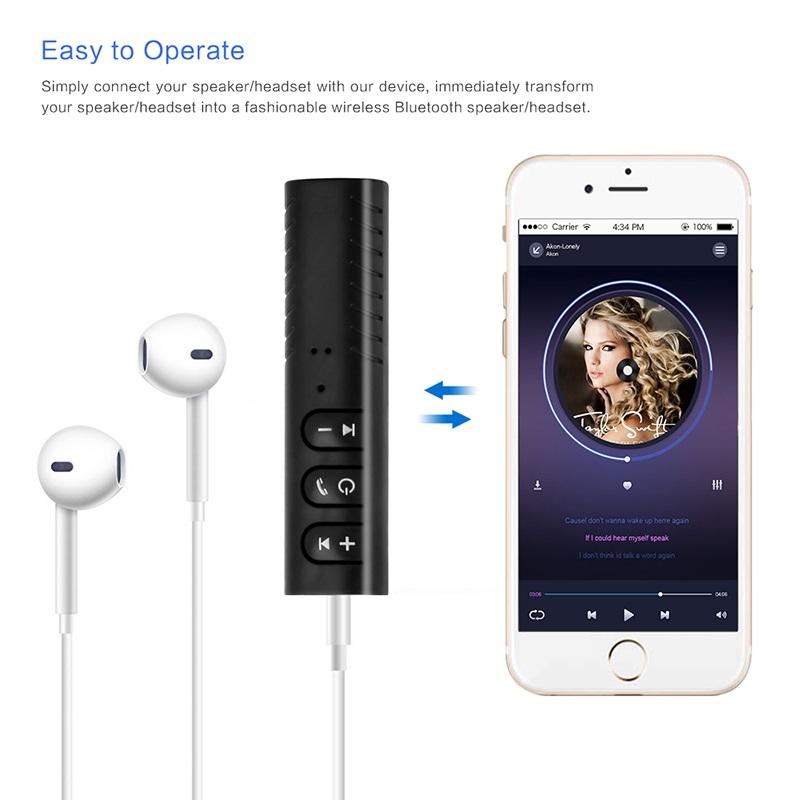 USB tạo bluetooth kết nối âm thanh (Đen)
