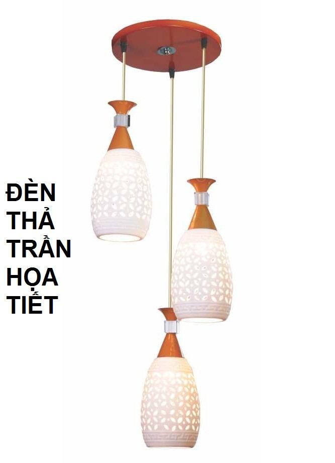 ĐÈN THẢ TRẦN NB389-3 TẶNG BÓNG LED