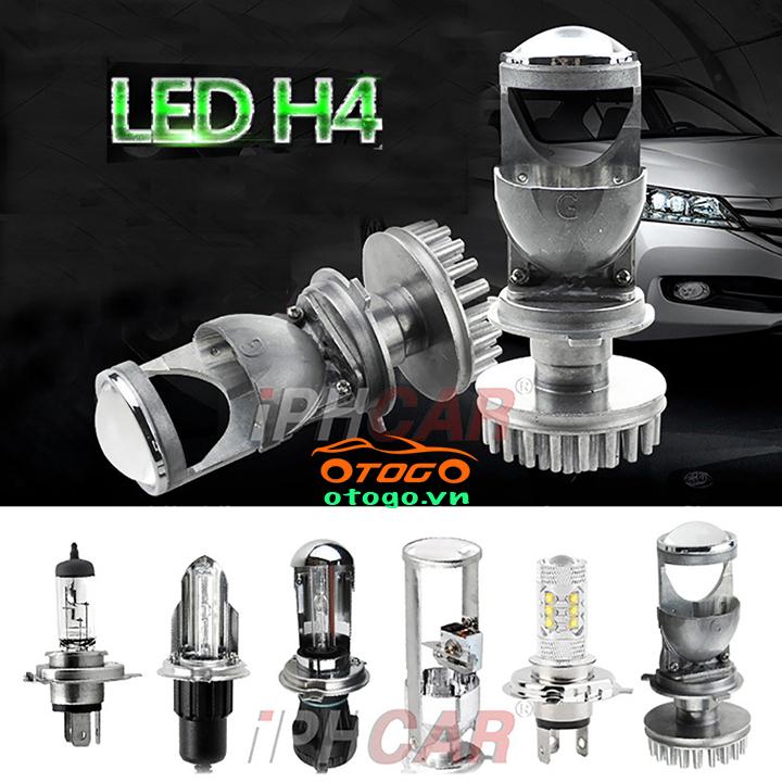 Đèn Bi Cầu Led Siêu Sáng IPHCAR Chân H4