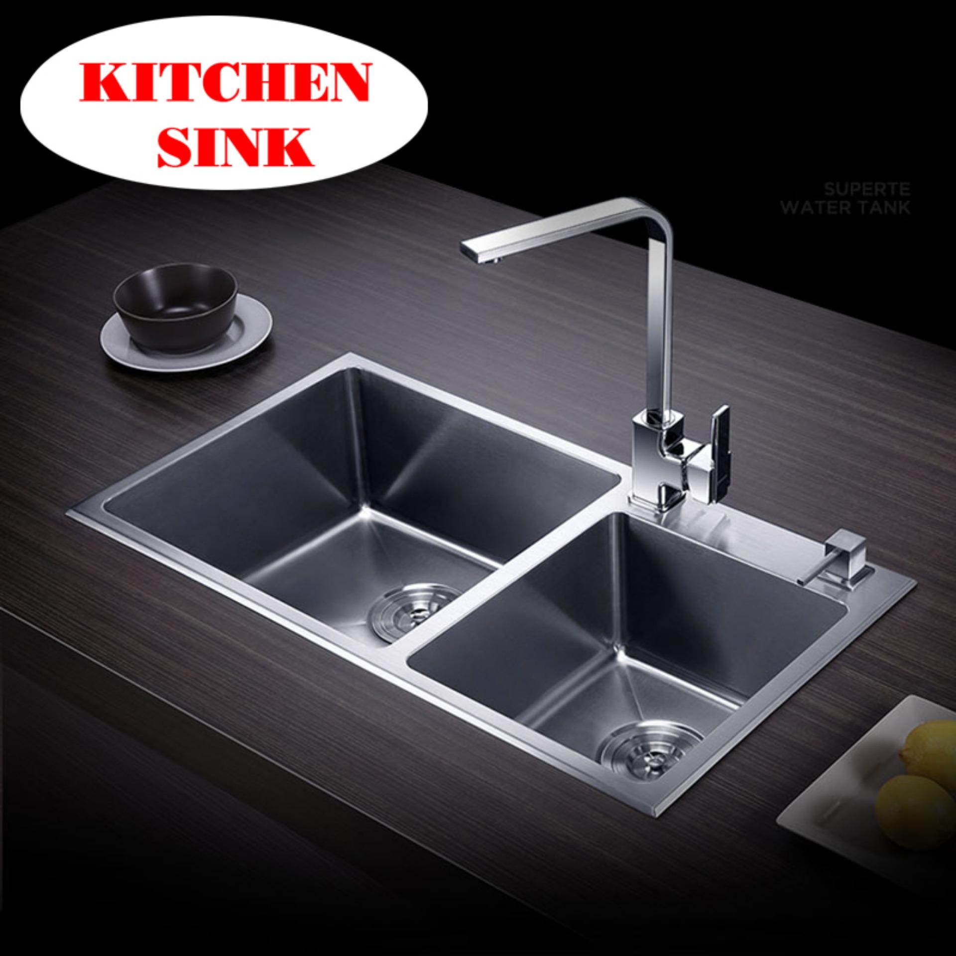 Chậu rửa bát inox 7004 ( 78cm x 43cm)