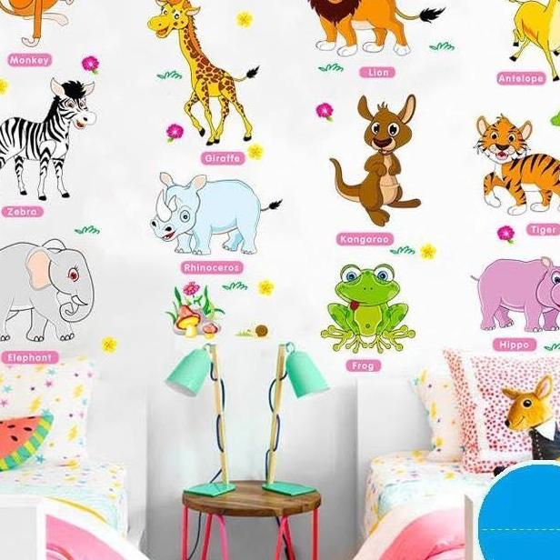 Decal dán tường các loại động vật