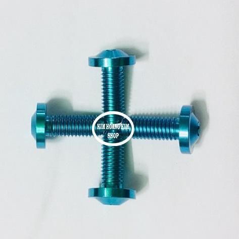 4 ỐC TITANIUM GR5 gắn Đĩa trước Sirius,Nouvo,Jupiter...