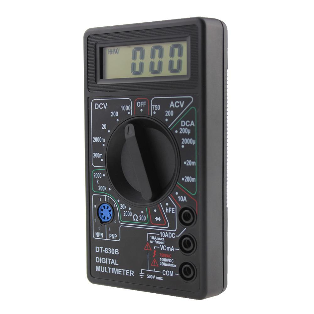 Đồng hồ đo vạn năng cho thợ điện tử DT-830B (Đen)