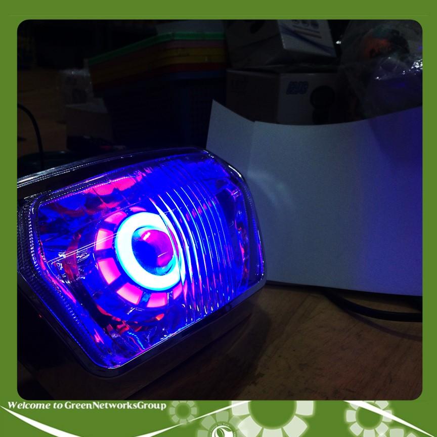 Đầu đèn pha led dành cho xe Dream đầu lồi mắt cú Greennetworks