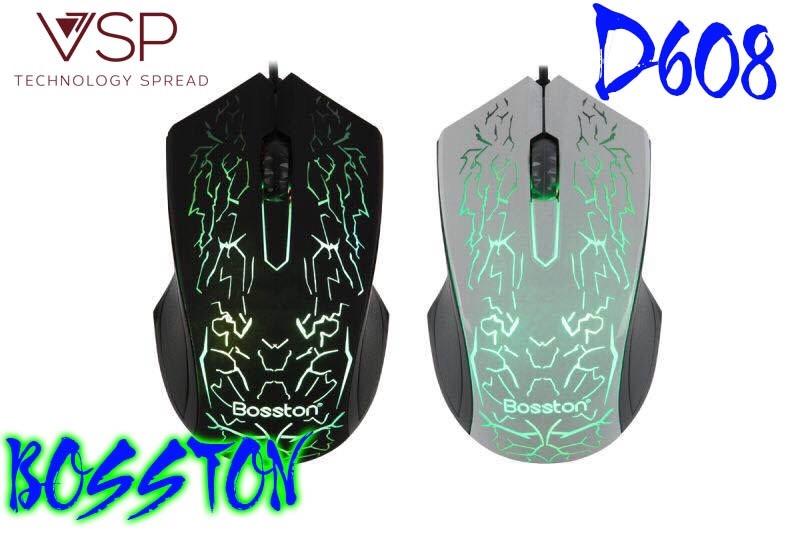 CHUỘT QUANG CÓ DÂY BOSSTON D608