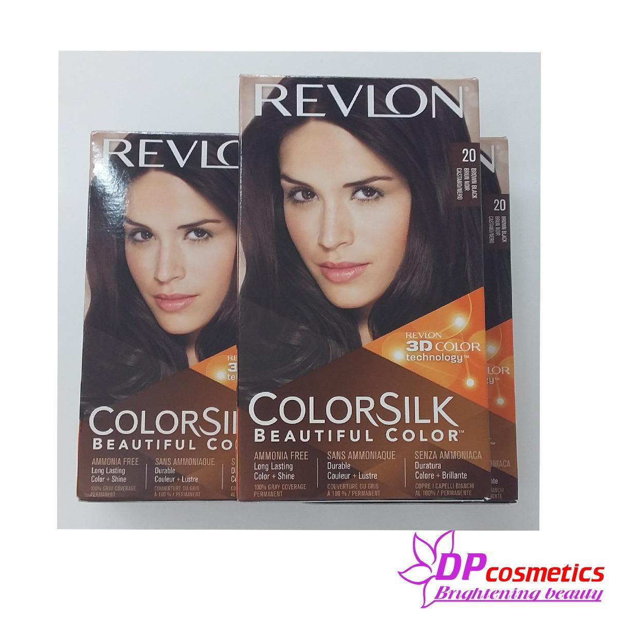Nhuộm Tóc Revlon Colorsilk 20- Nâu đen