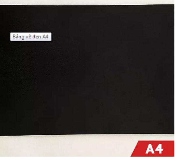 Bảng vẽ đen A4
