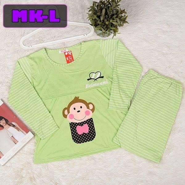 BỘ BẦU & SAU SINH HÌNH CON KHỈ ĐỦ SIZE(50-90kg) - 100% COTTON MADE IN VIETNAM