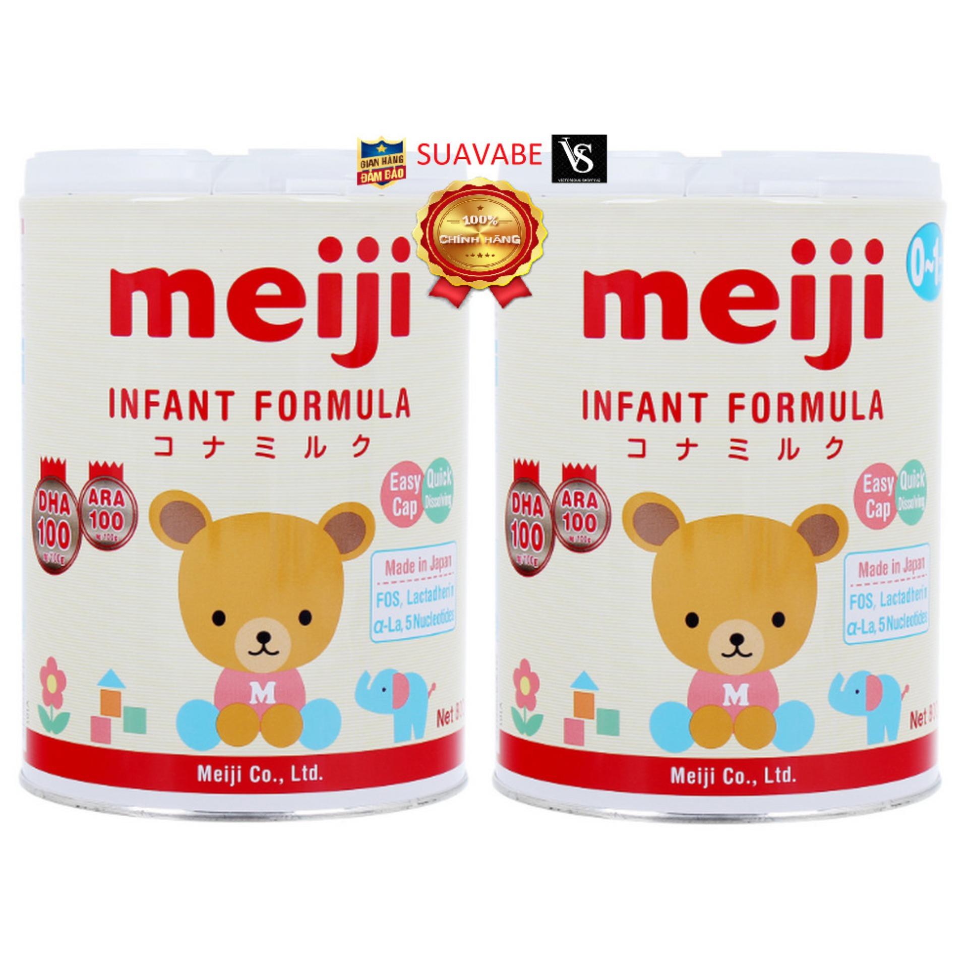 Bộ 2 Sữa Meiji số 0 Infant Formula 800g