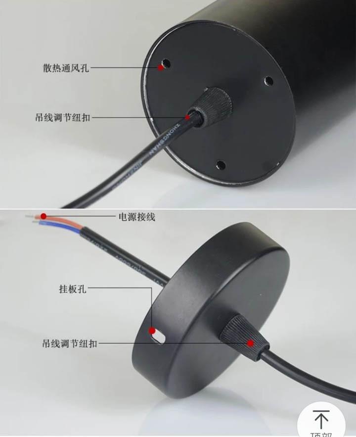 Đèn ống thả trần