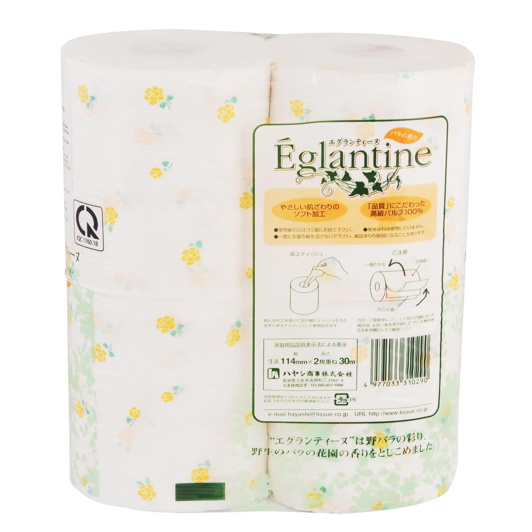 Giấy vệ sinh Eglantine 4 cuộn