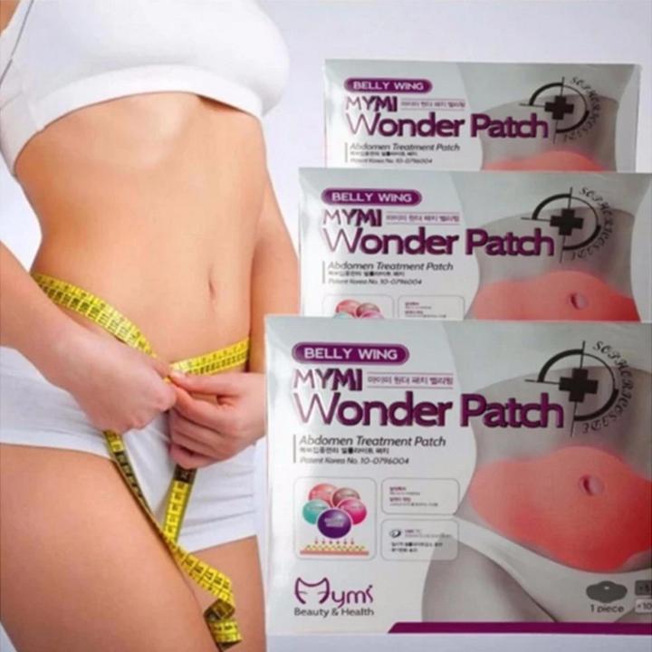 [HCM]Miếng dán tan mỡ bụng - mỡ đùi Mymi Wonder pacth ( hộp 5 miếng)