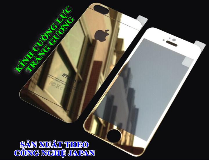 KÍNH CƯỜNG LỰC TRÁNG GƯƠNG IPHONE