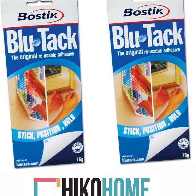 Combo 2 vỉ đất sét dính blu tack, Blu tack của Bostik 75 gr