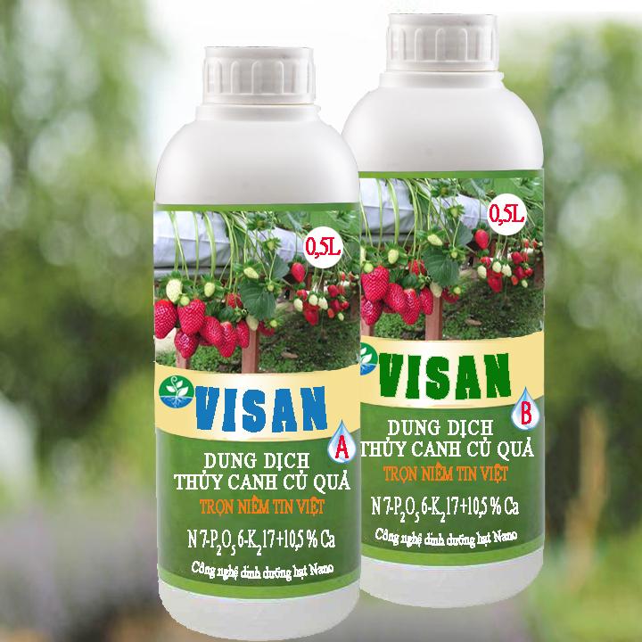 Phân bón | Dung dịch thủy canh chai pha củ quả 250lit 1200ppm KM