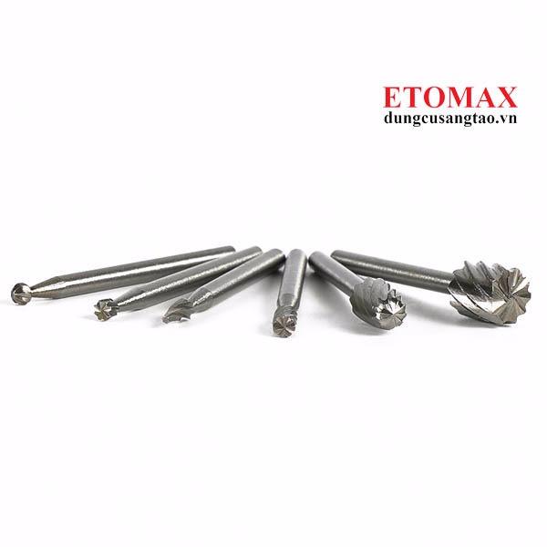 Bộ 6 mũi khắc chạm trổ