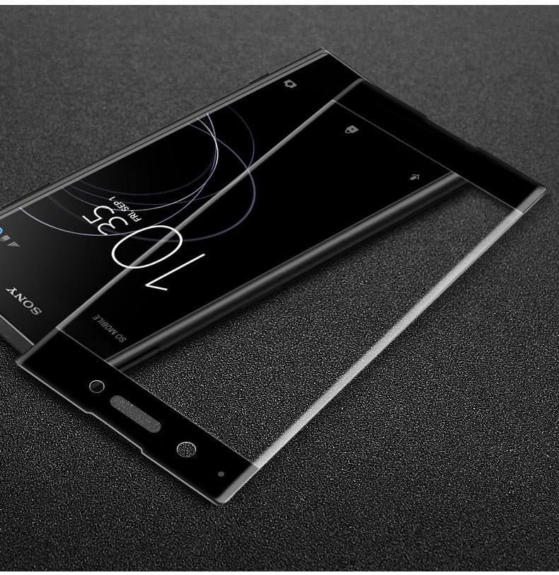 Miếng Dán Cường Lực 4D Full Màn cho Sony XA1 Plus (Trắng)