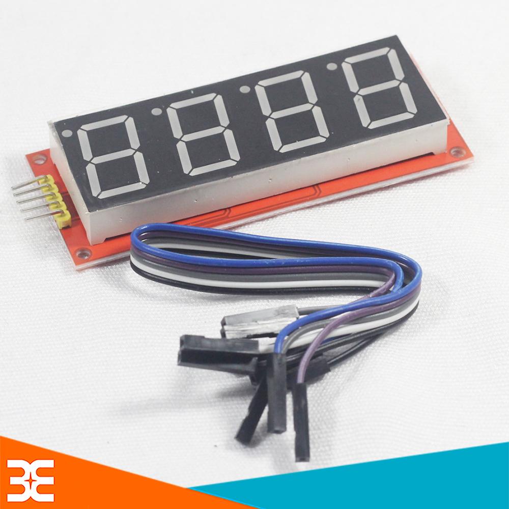 Module LED 7 Thanh 4 Số HC595 0.8 Inch