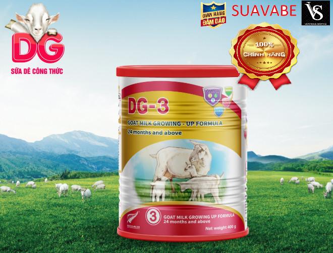 Sữa dê DG 3 400g (cho bé trên 24 tháng)