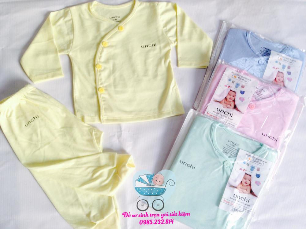 Bộ UNCHI cotton cúc lệch