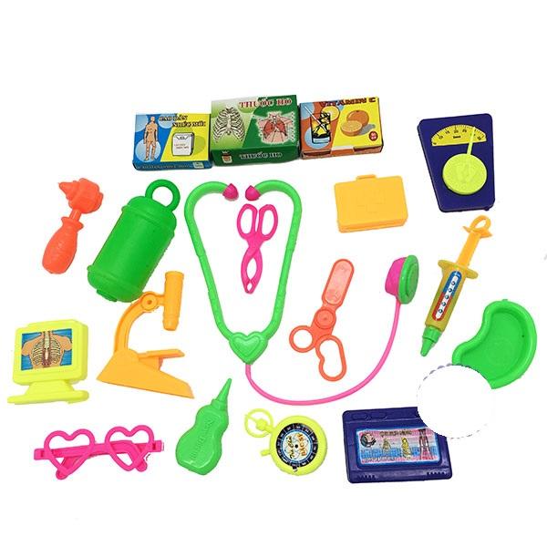 Bộ đồ chơi túi bác sĩ Đồng Sanh 18 món dụng cụ y tế bằng nhựa