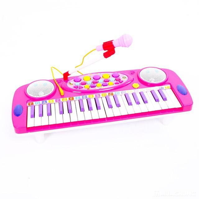 ĐÀN ORGAN ĐIỆN TỬ KÈM MICRO CHO BÉ( Màu xanh)