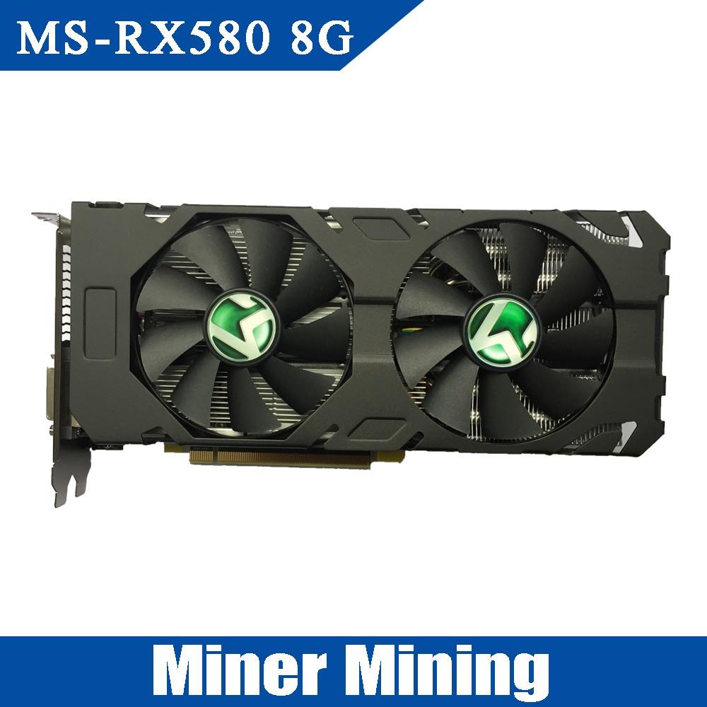 Card màn hình maxsun rx580 8g 2 fan