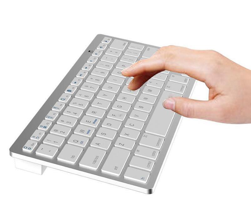 Bàn phím không dây Bluetooth mini Ultra KB - IA6 (Trắng)