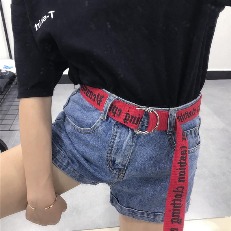 [HCM]Dây nịt Hàn Quốc unisex DN105 (màu đỏ)