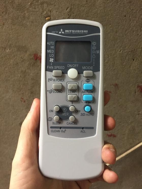 ĐIỀU KHIỂN ĐIỀU HÒA MITSHUBISHI