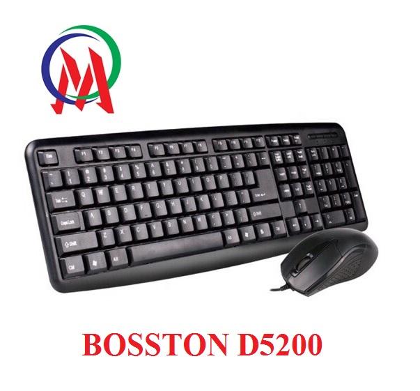 [HCM]Combo phím chuột bosston D5200