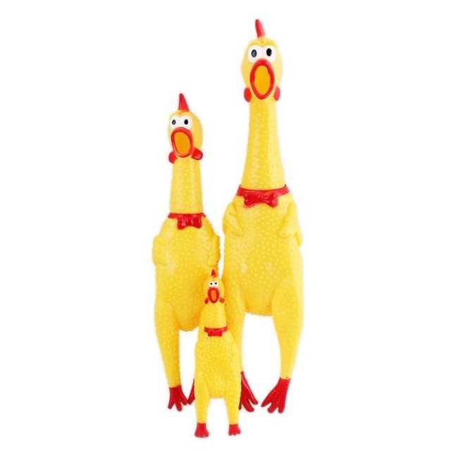 [HCM]Đồ chơi gà bóp la hét - Gà 32cm