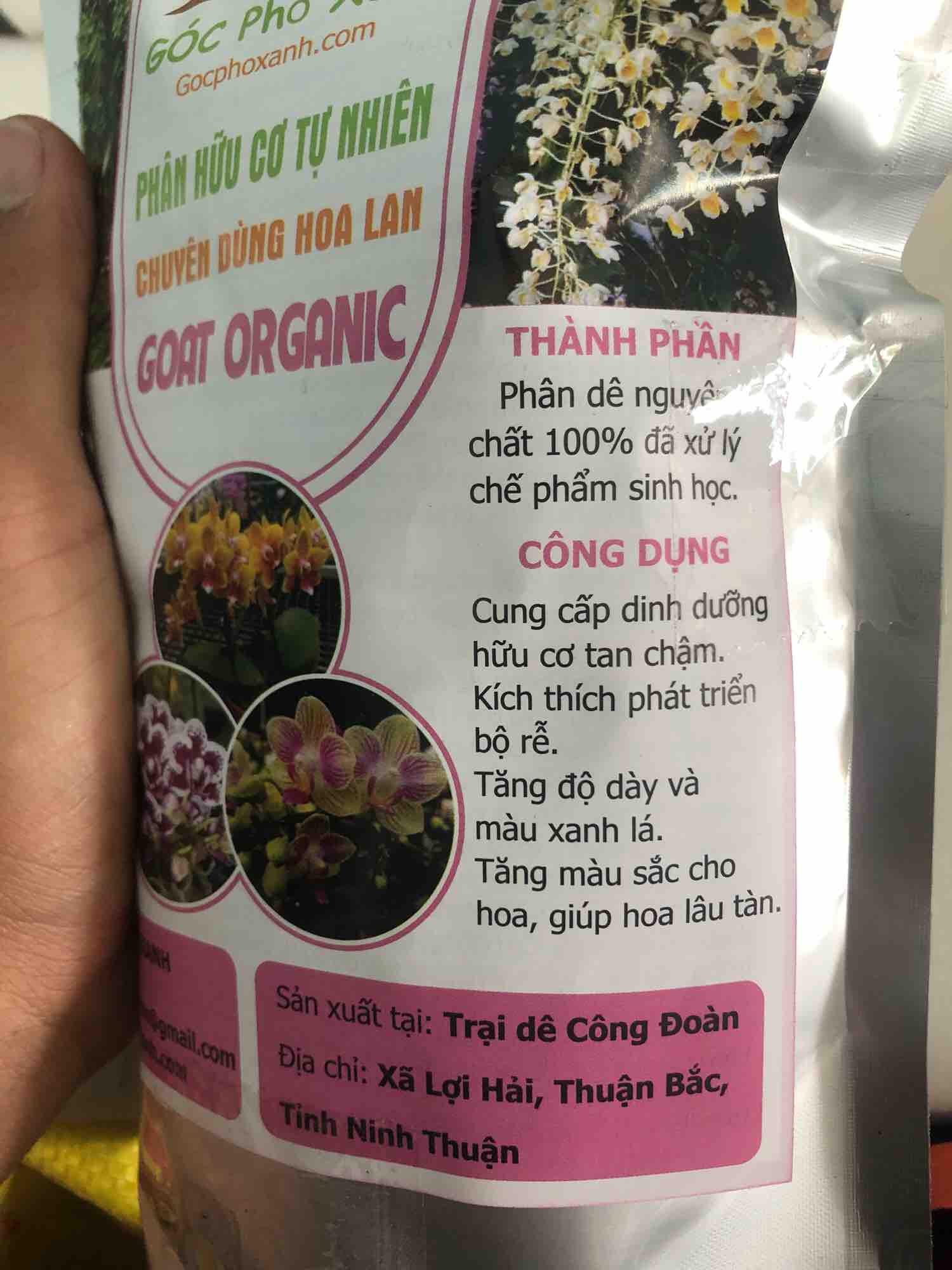 Phân hữu cơ cao cấp chuyên Hoa lan