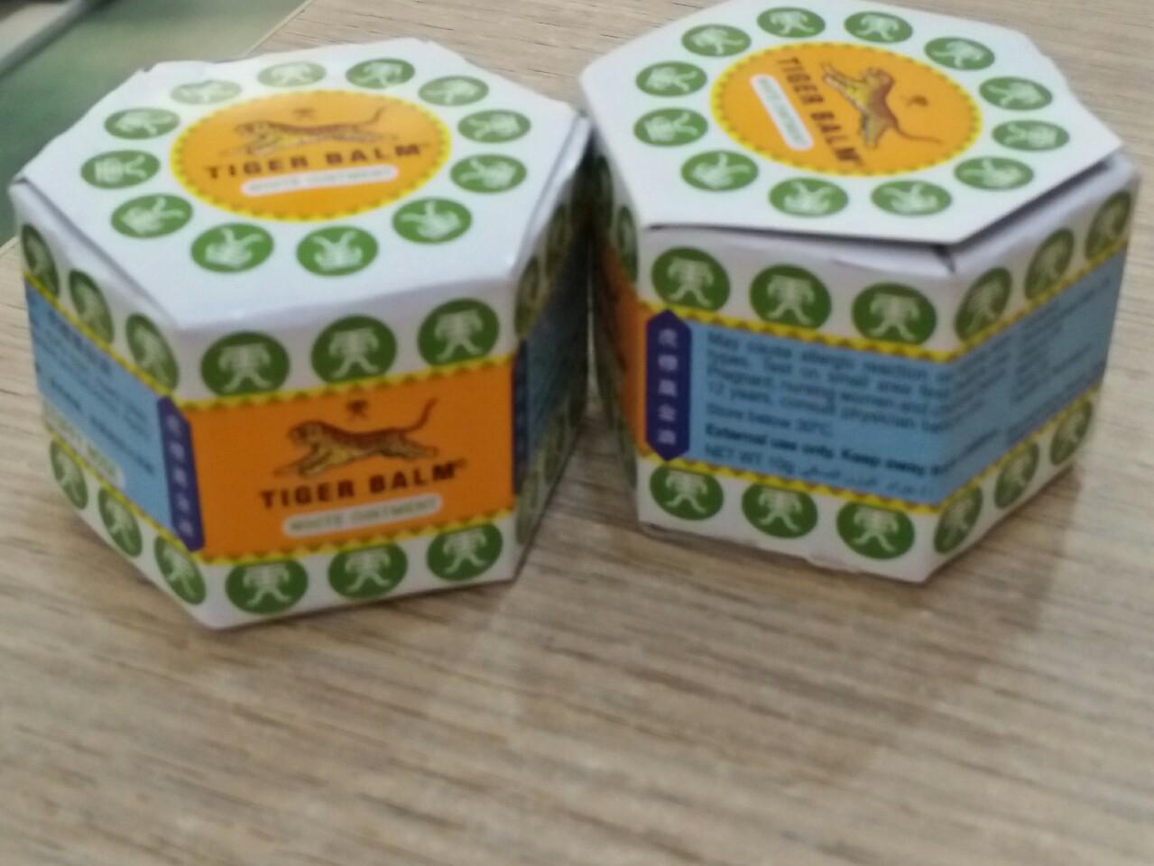 Combo 2 Dầu cù là Tiger Balm White 10gr